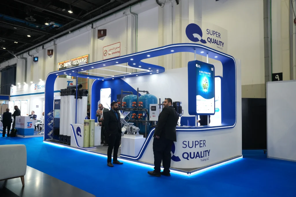 WETEX 2025 Super Quality booth showcasing advanced RO and water treatment systems