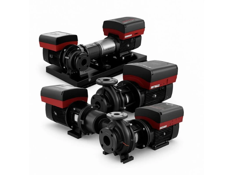 End suction pump supplier in UAE with industrial centrifugal pump setup