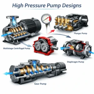 High pressure pump Designs